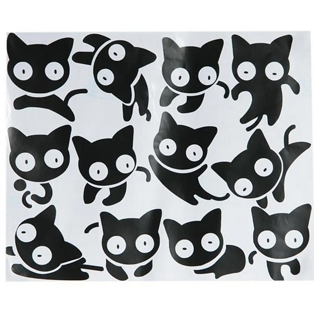 New Modern Bedroom Living Room Wall Decoration Background Bedroom, Cats Shape Prints PVC Wall Stickers
New Modern Bedroom Living Room Wall Decoration Background Bedroom, Cats Shape Prints PVC Wall Stickers