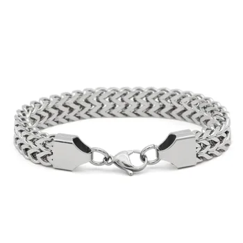 Stainless Steel 10MM Two-strand Cuban Curb Link Wheat Chain Bracelet for Men Punk Biker Bracelet
Stainless Steel 10MM Two-strand Cuban Curb Link Wheat Chain Bracelet for Men Punk Biker Bracelet