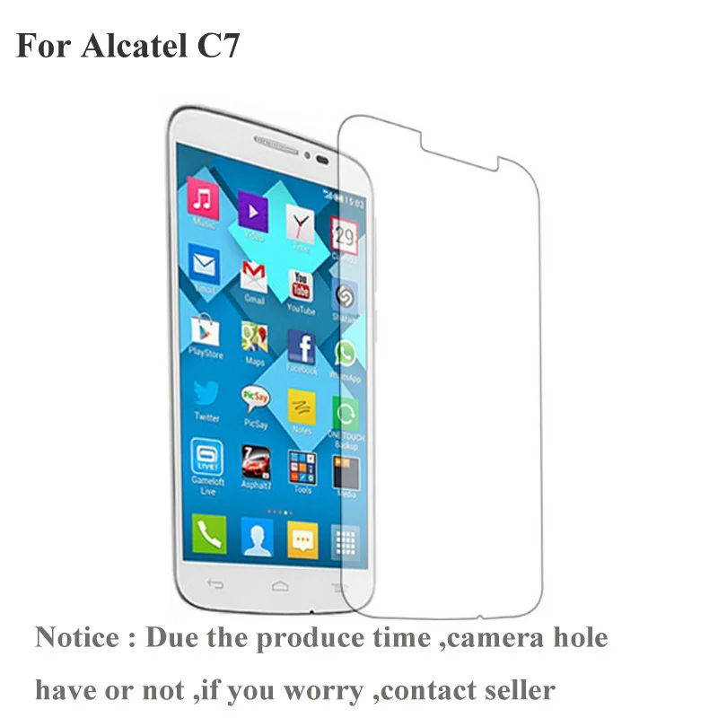 2PCS Tempered Glass Screen Protector for Alcatel One Touch Pop C3 C5 C 7 Alcatel C7 C9 idol 3 4.7 5.5 inch Screen protector
2PCS Tempered Glass Screen Protector for Alcatel One Touch Pop C3 C5 C 7 Alcatel C7 C9 idol 3 4.7 5.5 inch Screen protector