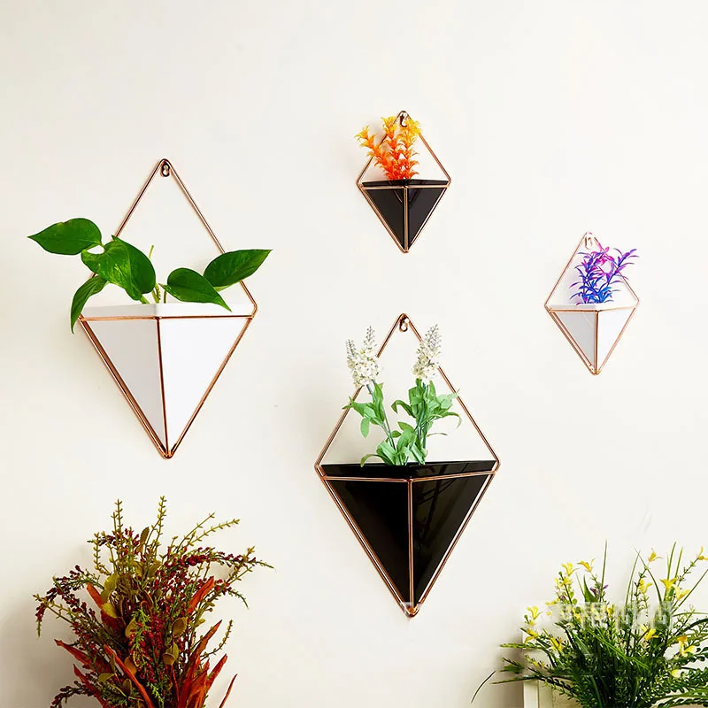 Home Living Room Wall Decoration Hanging Ornaments Geometric Personality Wall Hanging Flower Pot Wall Decoration Flower Racks
Home Living Room Wall Decoration Hanging Ornaments Geometric Personality Wall Hanging Flower Pot Wall Decoration Flower Racks