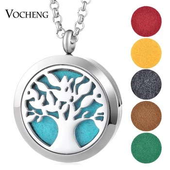 

10pcs/lot 316L Stainless Steel 30mm Aroma Essential Diffuse Oil Locket Surgical Perfume Jewelry With Free Felt Pads VA-489*10