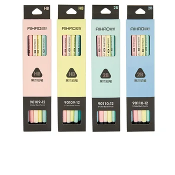 12 pcs Macaron color Black lead wood pencil Standard HB 2B pencils Drawing art Stationery school supplies lapis escolar FB192
12 pcs Macaron color Black lead wood pencil Standard HB 2B pencils Drawing art Stationery school supplies lapis escolar FB192