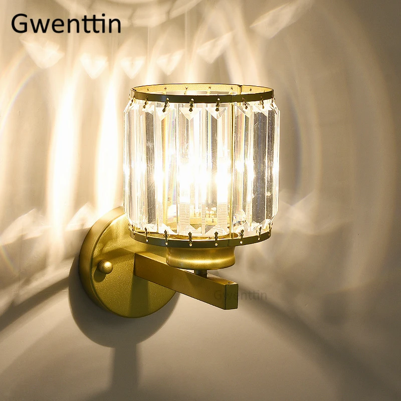 Modern Crystal Wall Lamps Gold Sconce Led Mirror Light Black Iron Wall Lights for Home Art Decor Bedroom Bedside Bathroom Lamp
Modern Crystal Wall Lamps Gold Sconce Led Mirror Light Black Iron Wall Lights for Home Art Decor Bedroom Bedside Bathroom Lamp