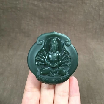 Hetian Yuqingyu thousand hand Guanyin brand pendant old pit fine material Zodiac is the mouse patron saint jewelry hp51#
Hetian Yuqingyu thousand hand Guanyin brand pendant old pit fine material Zodiac is the mouse patron saint jewelry hp51#