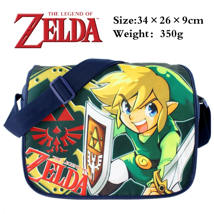 Polyester shoulder bag with colorful printing of The Legend of Zelda Link Type B
Polyester shoulder bag with colorful printing of The Legend of Zelda Link Type B