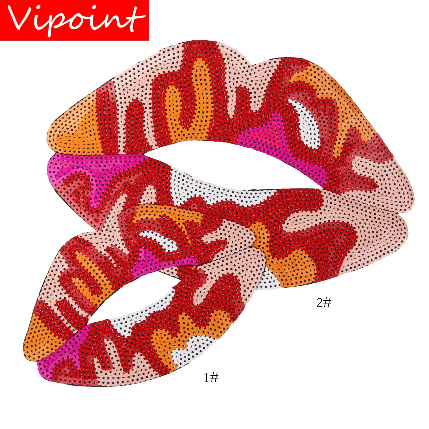 VIPOINT embroidery Sequins big lip patches mouth patches badges applique patches for clothing JW-13
VIPOINT embroidery Sequins big lip patches mouth patches badges applique patches for clothing JW-13
