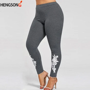 Fashion Women Clothing High Waist Fitness Leggings New 2018 Print Applique Leggings Plus Size Ankle-Length Pants
Fashion Women Clothing High Waist Fitness Leggings New 2018 Print Applique Leggings Plus Size Ankle-Length Pants
