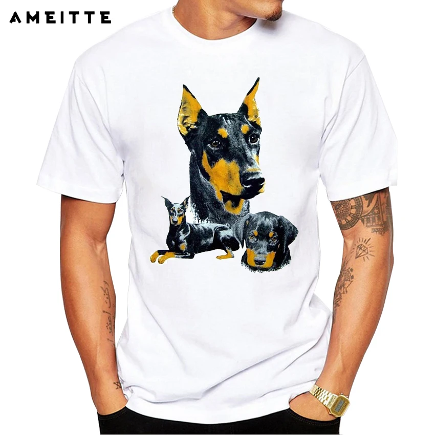 2019 AMEITTE Doberman T-Shirt Fashion dog pincher Printed T Shirt Summer Hipster Streetwear Tops Tee Camiseta
2019 AMEITTE Doberman T-Shirt Fashion dog pincher Printed T Shirt Summer Hipster Streetwear Tops Tee Camiseta