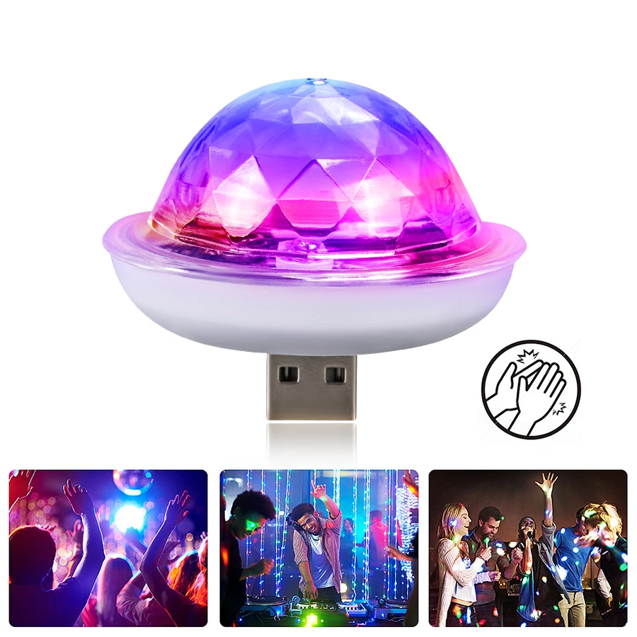 Foxanon Mini USB LED Disco Light Colorful DJ Light DC 5V High Coverage Novelty Light 4W Disco Ball for Holiday Disco Birthday
Foxanon Mini USB LED Disco Light Colorful DJ Light DC 5V High Coverage Novelty Light 4W Disco Ball for Holiday Disco Birthday