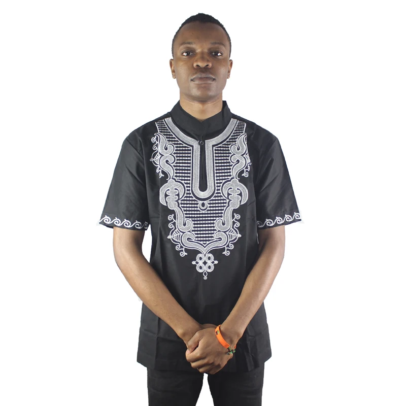 Black Tree Vine Embroidered Men`s African Ethnic Tops Summer Wearing Tunic Shirts
Black Tree Vine Embroidered Men`s African Ethnic Tops Summer Wearing Tunic Shirts
