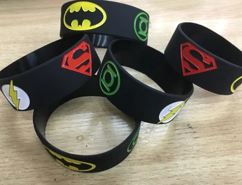 Hot Sale 20 pcs Cartoon Superhero Wristband Silicone Promotion Gift Filled In Color Bracelet Creative Gifts Y-10
Hot Sale 20 pcs Cartoon Superhero Wristband Silicone Promotion Gift Filled In Color Bracelet Creative Gifts Y-10