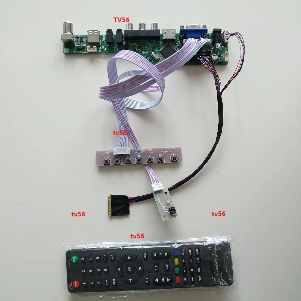 Для 15 6 "LTN156AT02 VGA светодиодный USB аудио ТВ совместимому с HDMI драйвер платы