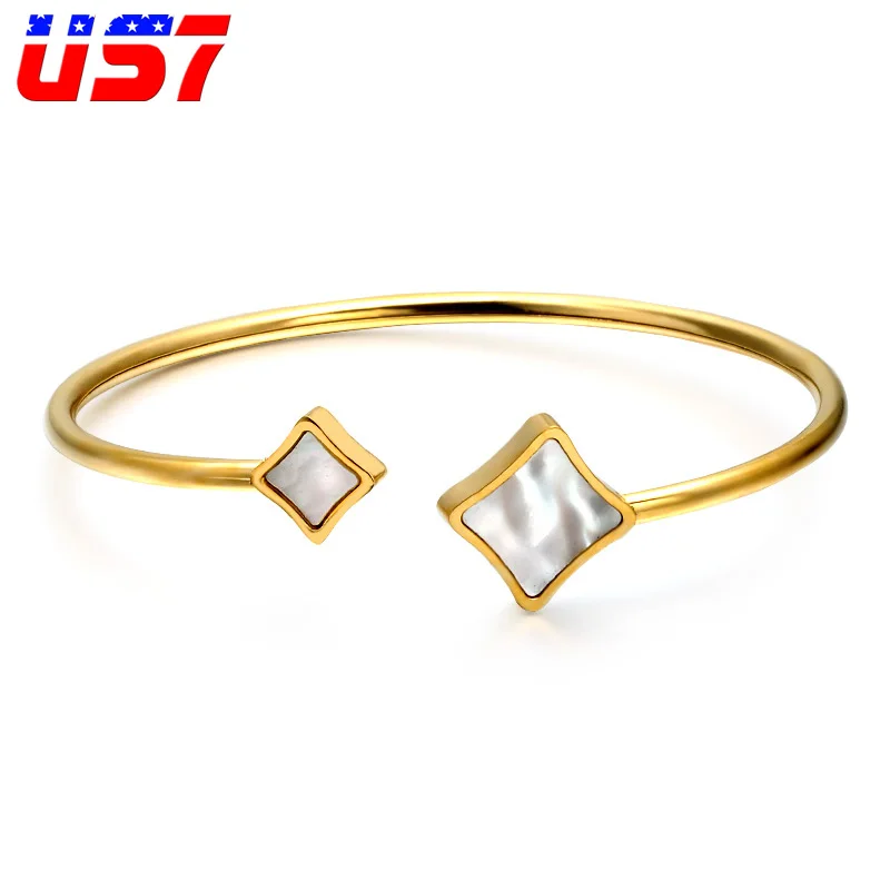 US7 Stainless Steel Female Cuff Cubic Zirconia Bracelets & Bangles Open Gold Bracelets For Women Love Jewelry Bijoux Gift
US7 Stainless Steel Female Cuff Cubic Zirconia Bracelets & Bangles Open Gold Bracelets For Women Love Jewelry Bijoux Gift