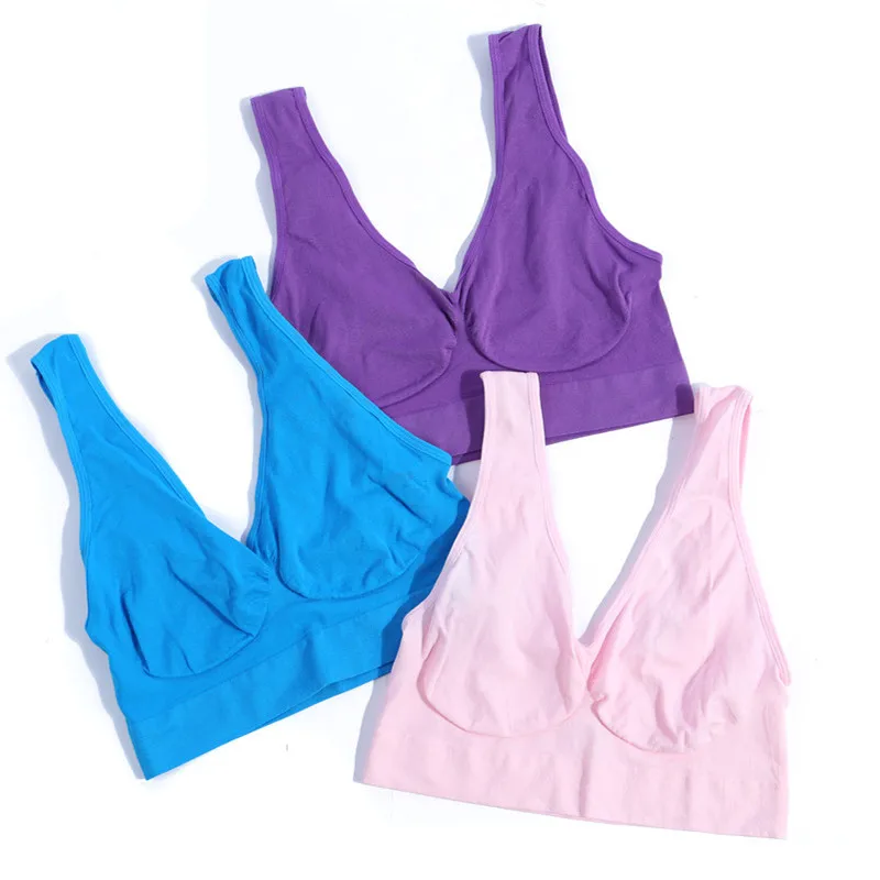 Hot 3pcs/set Brand Women Push Up Sleeping Bra Shakeproof Fitness Seamless Bra Wireless Brassiere Bra Girl Crop Top Underwear Bra
Hot 3pcs/set Brand Women Push Up Sleeping Bra Shakeproof Fitness Seamless Bra Wireless Brassiere Bra Girl Crop Top Underwear Bra