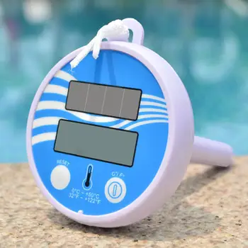 New Floating Water Thermometer Swimming Pool Equipment Tools Electronic Solar Charging LCD Display Pool Thermometer Portable
New Floating Water Thermometer Swimming Pool Equipment Tools Electronic Solar Charging LCD Display Pool Thermometer Portable