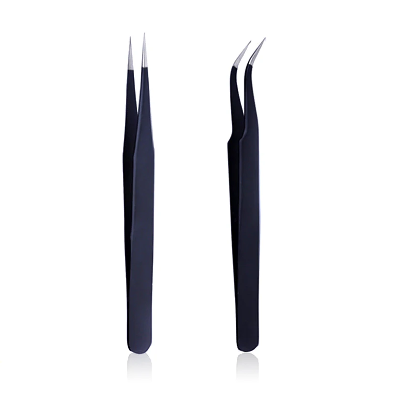 Yinikiz Stainless Steel Curved Straight Tweezers 1pcs Rhinestone Sticker Picking Tool Nail Art DIY Black Tweezers
Yinikiz Stainless Steel Curved Straight Tweezers 1pcs Rhinestone Sticker Picking Tool Nail Art DIY Black Tweezers