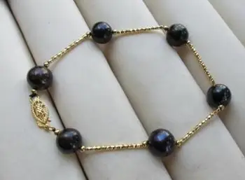 free shipping >noble jewelry 10-11MM NATURAL Freshwater GENUINE BLACK PEARL BRACELET 14k GOLD CLASP
free shipping >noble jewelry 10-11MM NATURAL Freshwater GENUINE BLACK PEARL BRACELET 14k GOLD CLASP