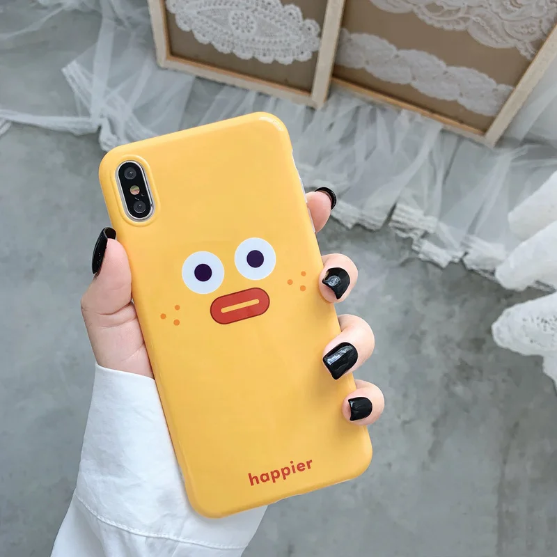 Funny Cartoon Duck Phone Case For iphone XR X XS Max 6 7 plus Cases For iphone 6s 8 Cover Fashion Glossy Soft IMC Case Cute Capa
Funny Cartoon Duck Phone Case For iphone XR X XS Max 6 7 plus Cases For iphone 6s 8 Cover Fashion Glossy Soft IMC Case Cute Capa