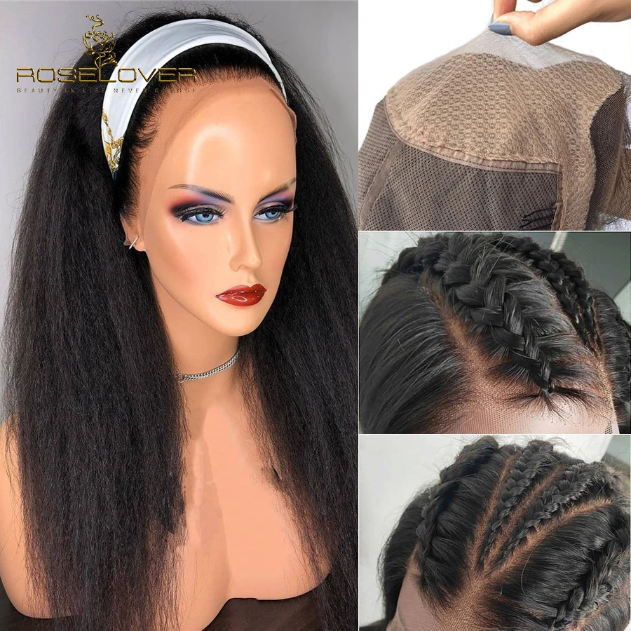 Fake Scalp Wig Kinky Straight 13*6 Lace Front Human Hair Wigs Women Black Glueless Lace Front Wig Brazilian Remy Bleached Knots
Fake Scalp Wig Kinky Straight 13*6 Lace Front Human Hair Wigs Women Black Glueless Lace Front Wig Brazilian Remy Bleached Knots