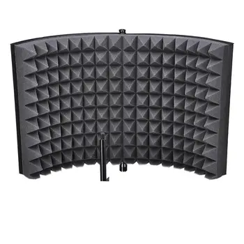 SEWS-Studio Microphone Isolation Shield Acoustic Recording Sound Absorber Foam Panel
SEWS-Studio Microphone Isolation Shield Acoustic Recording Sound Absorber Foam Panel