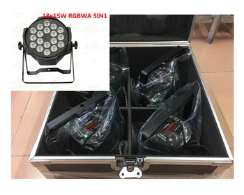 4X18x15 W LED Par con flightcase + 1.2 M cavo dmx RGBWA 5in1 LED Par LED di Lusso 8 Canali DMX Led Flat Par luci
4X18x15 W LED Par con flightcase + 1.2 M cavo dmx RGBWA 5in1 LED Par LED di Lusso 8 Canali DMX Led Flat Par luci