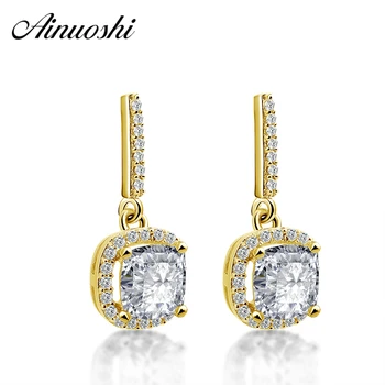 AINUOSHI 14K Yellow Gold Square Drop Earrings 1.6ct Cushion Cut Gold Click Back Earrings Fine Pierced Earring Jewelry for Women
AINUOSHI 14K Yellow Gold Square Drop Earrings 1.6ct Cushion Cut Gold Click Back Earrings Fine Pierced Earring Jewelry for Women