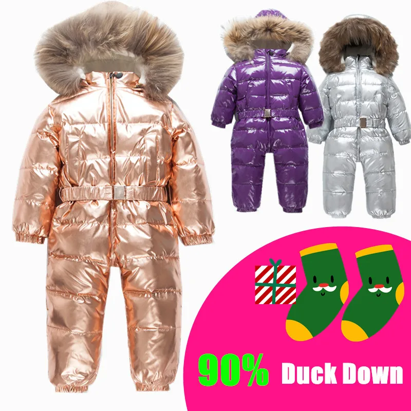 2019 Russian Winter Child White Duck Down Warm Jumpsuit Baby Thickened Big Fur Collar Rompers Kids Hooded Ski Sets -35 Degrees
2019 Russian Winter Child White Duck Down Warm Jumpsuit Baby Thickened Big Fur Collar Rompers Kids Hooded Ski Sets -35 Degrees