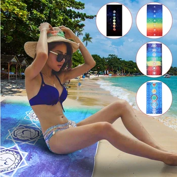7 Chakra Rainbow Stripes Beach Towel Mandala Blanket Microfiber Rectangle Bohemian Tapestry Yoga Mat
7 Chakra Rainbow Stripes Beach Towel Mandala Blanket Microfiber Rectangle Bohemian Tapestry Yoga Mat