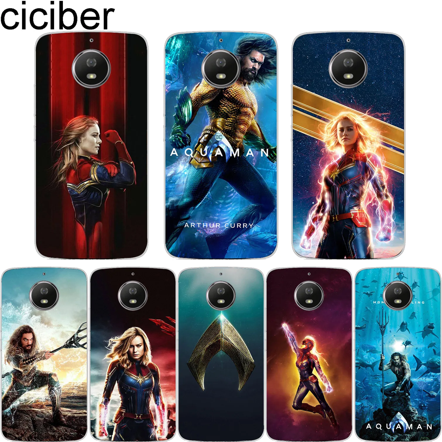 ciciber Captain Marvel Phone Case for Motorola Moto C G5 G4 G5S G6 Z2 Z3 One P30 E3 E4 E5 Plus Play Power X4 M Soft TPU Cover
ciciber Captain Marvel Phone Case for Motorola Moto C G5 G4 G5S G6 Z2 Z3 One P30 E3 E4 E5 Plus Play Power X4 M Soft TPU Cover