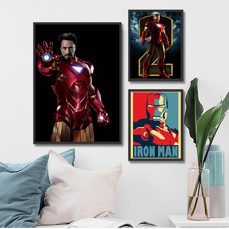 Superhero Movie Painting on Canvas Art Print Ironman Poster Wall Picture for Living Room Kids Room Home Decor Children Gift
Superhero Movie Painting on Canvas Art Print Ironman Poster Wall Picture for Living Room Kids Room Home Decor Children Gift
