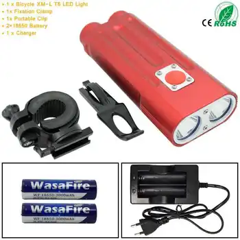 WasaFire Headlights 3* XML-T6 3600lm 18650 Battery Pack LED Bike Light Front Bicycle Headlamp Torch Road Bicycle Lamp Frontlight
WasaFire Headlights 3* XML-T6 3600lm 18650 Battery Pack LED Bike Light Front Bicycle Headlamp Torch Road Bicycle Lamp Frontlight