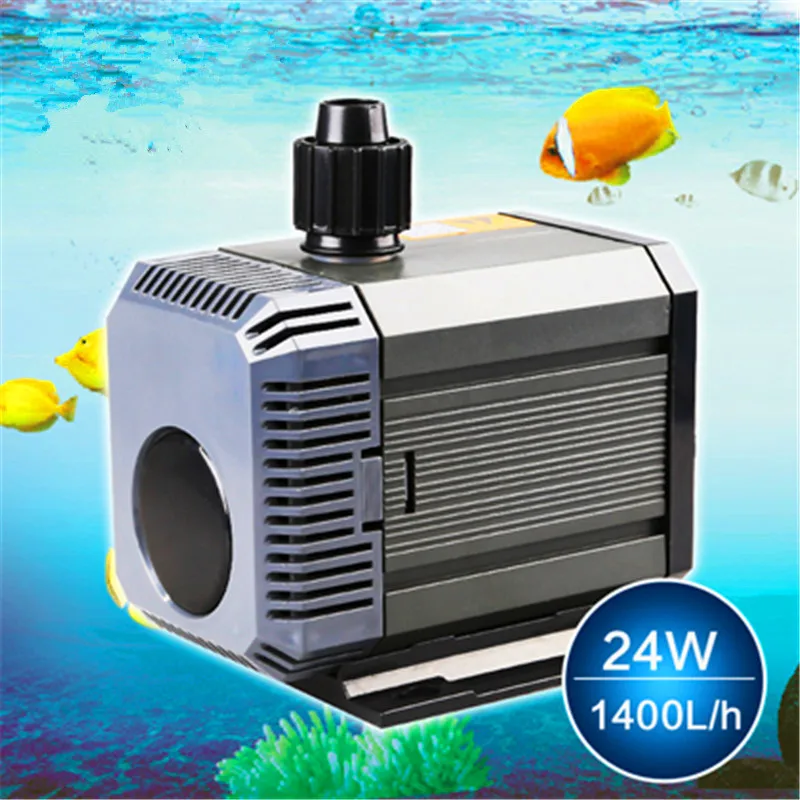 Fish tank aquarium pumps submersible pump voltage 220-240V power 24W flow 1400L / h head 1.8m
Fish tank aquarium pumps submersible pump voltage 220-240V power 24W flow 1400L / h head 1.8m