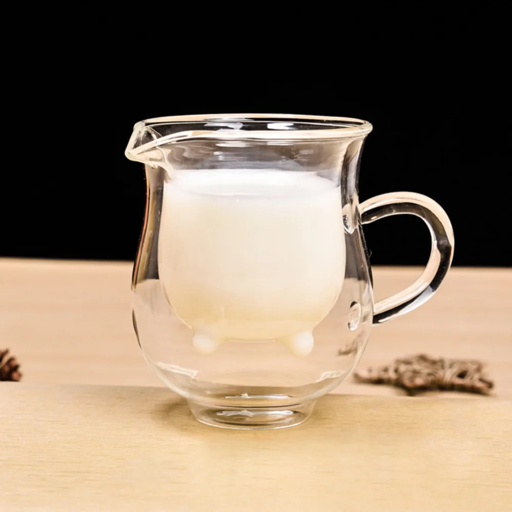 230ml Small Transparent Double Layer Milk Glass Coffee Mugs with Handle Beer Cup Heat-Resistant Drinkwares Creative Gift
230ml Small Transparent Double Layer Milk Glass Coffee Mugs with Handle Beer Cup Heat-Resistant Drinkwares Creative Gift