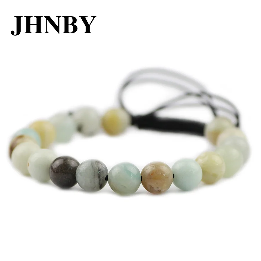 JHNBY Natural Amazonite stone Men And Women Bracelet&Bangle Charm 6/8/10/12MM Beads Braided/Elastic Rope Lovers Jewelry Dropship
JHNBY Natural Amazonite stone Men And Women Bracelet&Bangle Charm 6/8/10/12MM Beads Braided/Elastic Rope Lovers Jewelry Dropship