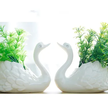 1PC Swan Pot Artificial Flowers Bonsai Desktop Decor Houseware Furnishing Decorative Simulation Plant Bonsai Wedding Home JL 261
1PC Swan Pot Artificial Flowers Bonsai Desktop Decor Houseware Furnishing Decorative Simulation Plant Bonsai Wedding Home JL 261