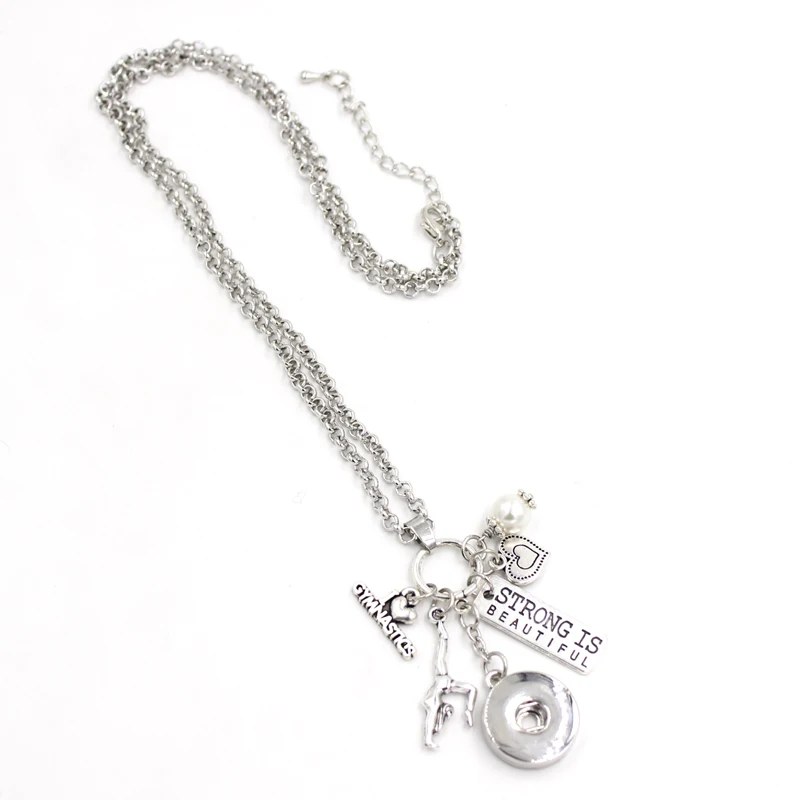 10pcs Wholesale Snap Necklace 18mm Snap Jewelry I Love Gymnastics Pendant Necklace Gymnast Gift Collar
10pcs Wholesale Snap Necklace 18mm Snap Jewelry I Love Gymnastics Pendant Necklace Gymnast Gift Collar