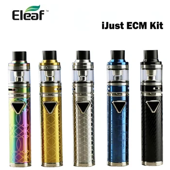 Original Eleaf iJust ECM kit vape with an internal 3000mAh battery and new EC Mesh coils EC-N and EC-M Coil Head vape pen
Original Eleaf iJust ECM kit vape with an internal 3000mAh battery and new EC Mesh coils EC-N and EC-M Coil Head vape pen
