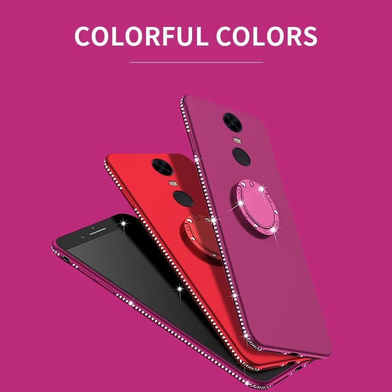 High Qulity Convenient Rhinestone Purple Red Skin Luxury Hybrid Ring Holder Case Cover For Xiaomi Redmi Note 4 4X Note5 Pro 7
High Qulity Convenient Rhinestone Purple Red Skin Luxury Hybrid Ring Holder Case Cover For Xiaomi Redmi Note 4 4X Note5 Pro 7