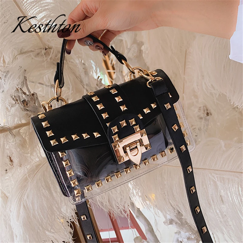 PVC women shoulder bag with rivet transparent small crossbody bags zipper hasp female clutch newest stylish single shoulder bag
PVC women shoulder bag with rivet transparent small crossbody bags zipper hasp female clutch newest stylish single shoulder bag