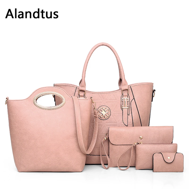 Alandtus Set 5 Pcs PU Leather Women Bags Female Handbags Lady Shoulder Bag Crossbody Bags For Women Leather Messenger Bags
Alandtus Set 5 Pcs PU Leather Women Bags Female Handbags Lady Shoulder Bag Crossbody Bags For Women Leather Messenger Bags