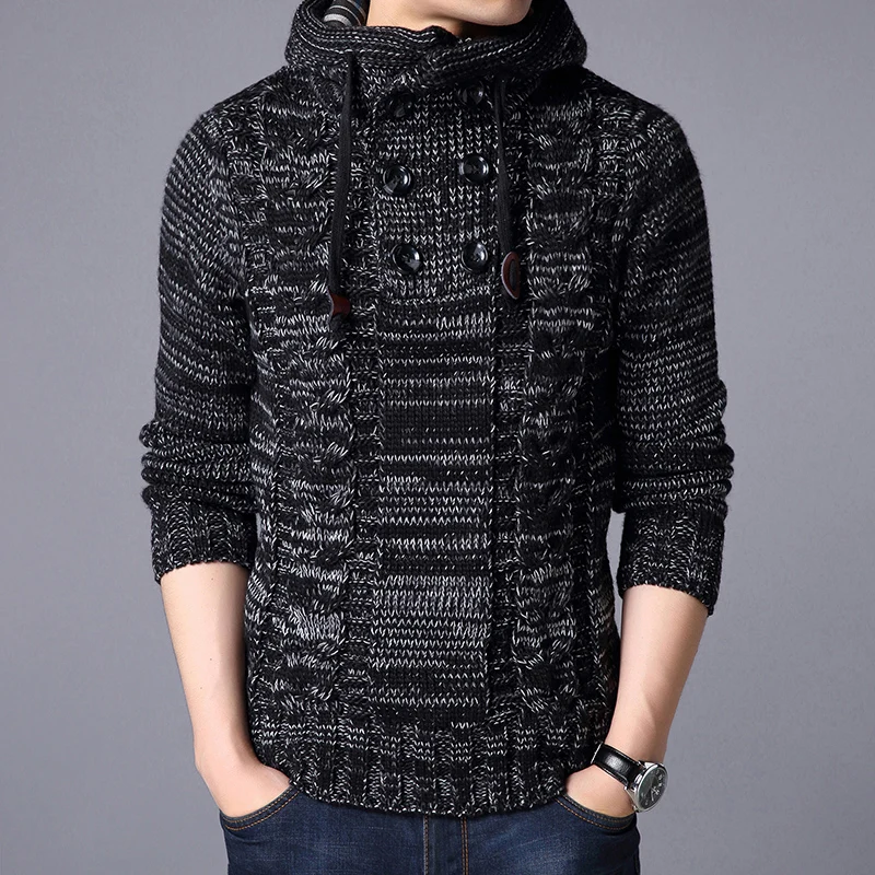 Men Sweater With A Hood 2020 New Arrival Winter Student Male Knitted Pullover Sweater Button Korean Style Red Black M24
Men Sweater With A Hood 2020 New Arrival Winter Student Male Knitted Pullover Sweater Button Korean Style Red Black M24