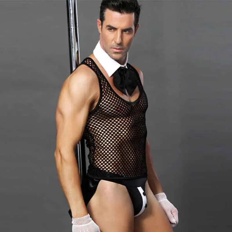 3 pcs Bunny Costume Sexy Cosplay Men's Maid Costumes Hot Erotic Lingerie Suits Rabbit Role Play Halloween Costumes Maid Uniforms
3 pcs Bunny Costume Sexy Cosplay Men's Maid Costumes Hot Erotic Lingerie Suits Rabbit Role Play Halloween Costumes Maid Uniforms