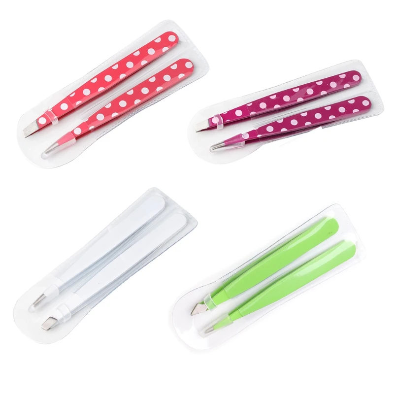 2pcs Stainless Steel Hair Removal Eyebrow Tweezer Women Lady Beauty Makeup Handle Tools Sharp Cosmetic Eyelash Remover
2pcs Stainless Steel Hair Removal Eyebrow Tweezer Women Lady Beauty Makeup Handle Tools Sharp Cosmetic Eyelash Remover