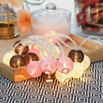 Iron Colorful Ball Shaped LED Holiday Lamp String Light Hanging Lamp Light Post Room Bedroom Balcony Bar Wedding Holiday Deco 
Iron Colorful Ball Shaped LED Holiday Lamp String Light Hanging Lamp Light Post Room Bedroom Balcony Bar Wedding Holiday Deco