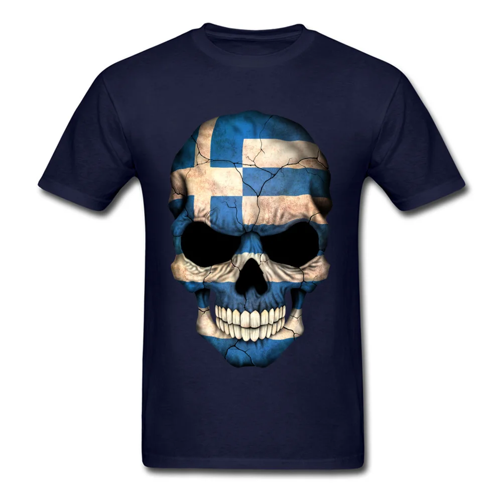 Greek Flag Skull_navy