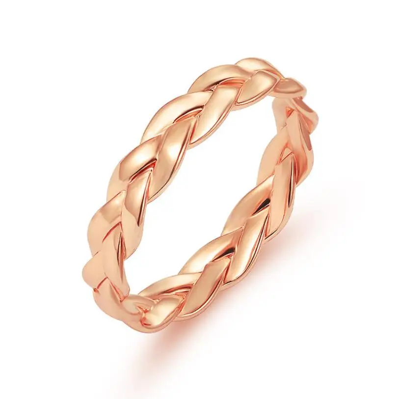 Fashion Women Rings Creative Simple Gold Silver Retro Twist Ring for Ladies 
Fashion Women Rings Creative Simple Gold Silver Retro Twist Ring for Ladies