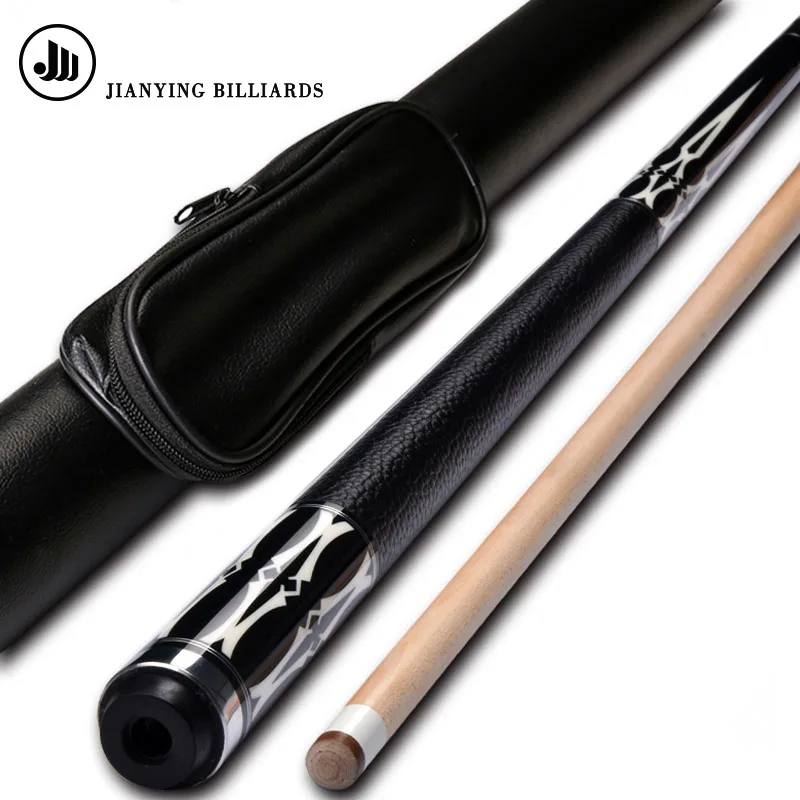

Jianying PB16 Pool Cue Stick 12.75mm with Extension Black Pool Cue Case China 2019
