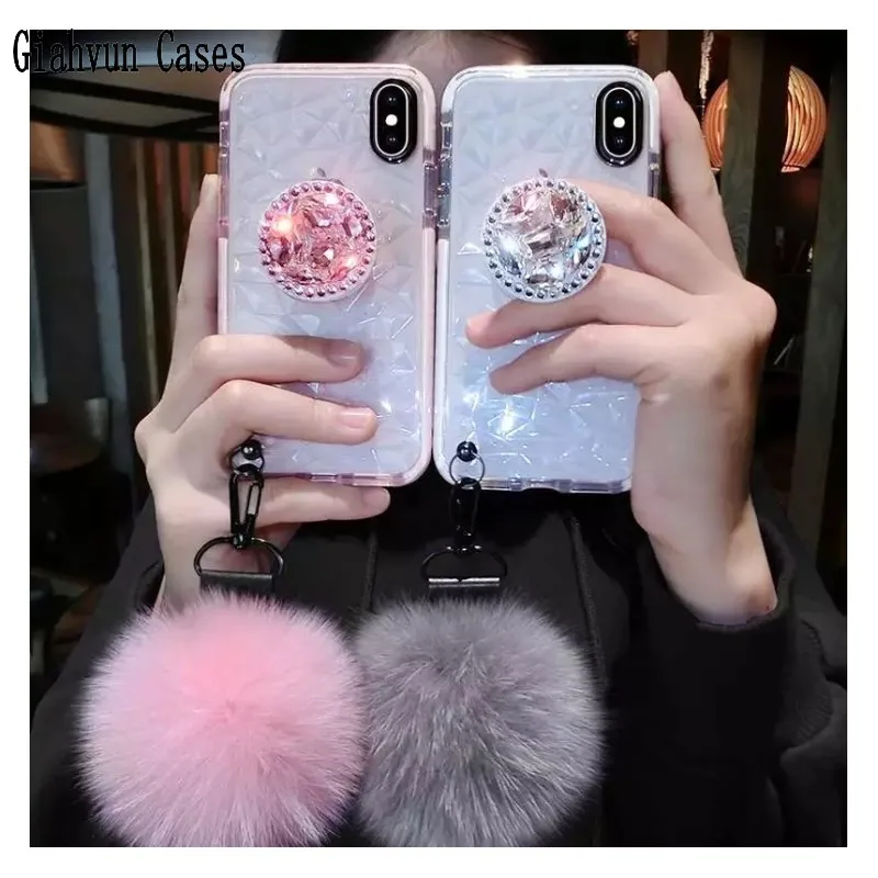 Kickstand fur ball Soft Shockproof Tpu Tpe cover case For Samsung S7 S7edge S8 S8plus S9 S9plus S10 S10lite S10plus phone Cases
Kickstand fur ball Soft Shockproof Tpu Tpe cover case For Samsung S7 S7edge S8 S8plus S9 S9plus S10 S10lite S10plus phone Cases