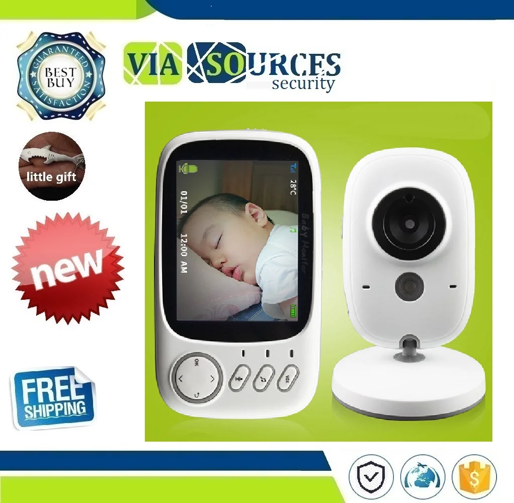 3.2 inch Wireless Video Color Baby Monitor High Resolution Baby Nanny Security Camera Night Vision Temperature Monitoring
3.2 inch Wireless Video Color Baby Monitor High Resolution Baby Nanny Security Camera Night Vision Temperature Monitoring