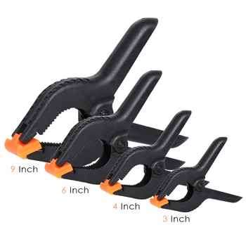 1PC Various 3" 4" 6" 9" inch Woodworking Spring Clip Toggle Clamps DIY Tools Plastic Nylon for Photo Studio Background Clamp
1PC Various 3" 4" 6" 9" inch Woodworking Spring Clip Toggle Clamps DIY Tools Plastic Nylon for Photo Studio Background Clamp